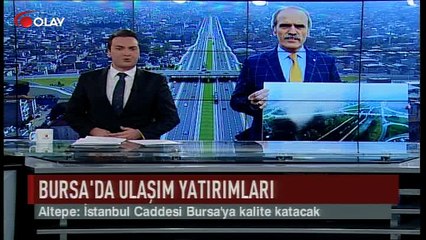 Bursa'da ulaşım yatırımları (Haber 01 08 2017)