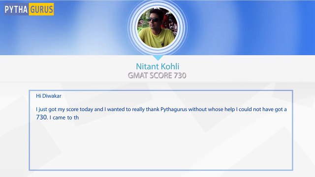 Meet Our Achiever- Nitant Testimonial