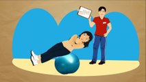 2D Character Animated Fitness Video Personal Trainer