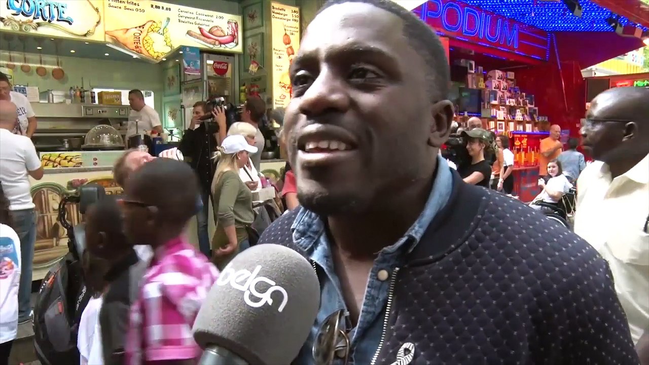 L'humoriste Kody accompagne de jeunes malades à la journée des enfants à la Foire du Midi