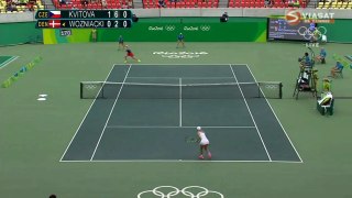 2016 Olympic Games Petra Kvitova vs Caroline Wozniacki