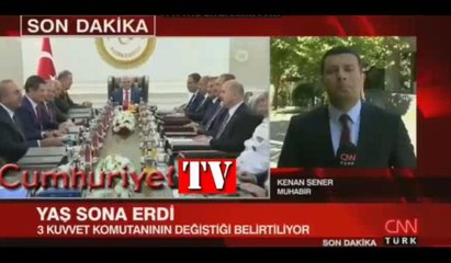 YAŞ'ta 3 kuvvet komutanı değişti