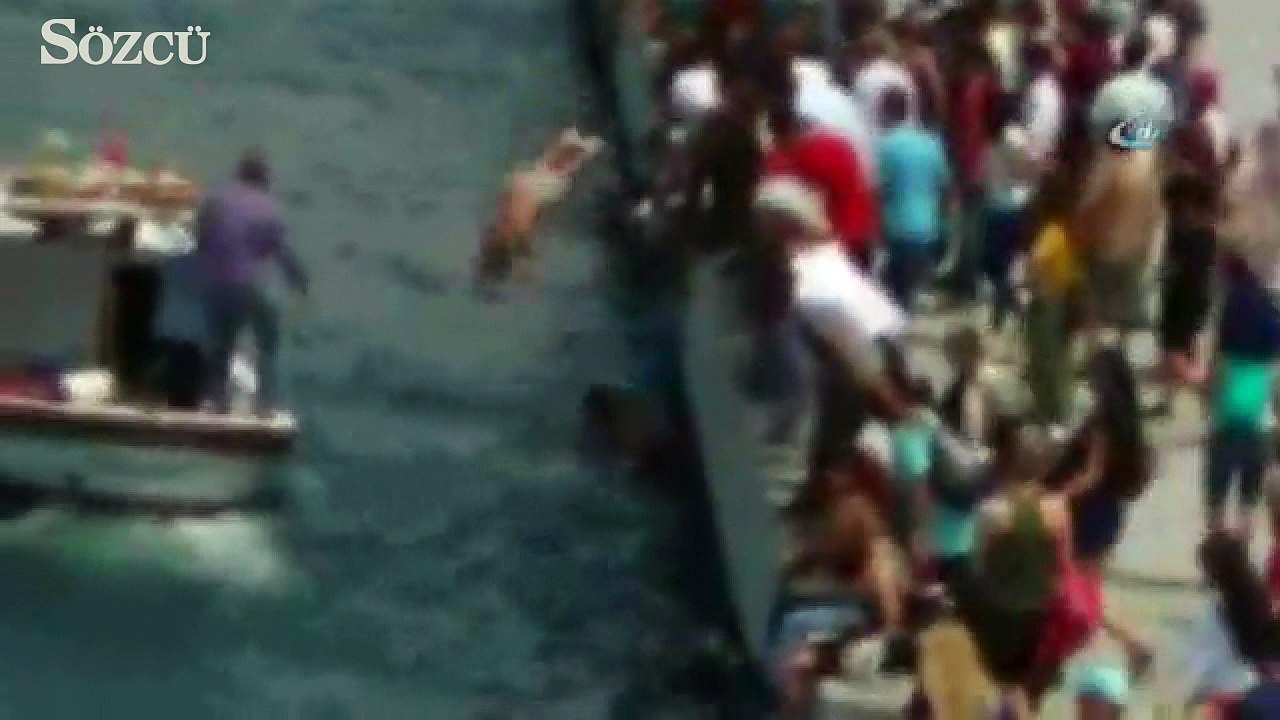 Kadıköy’de denize düşen kadını vatandaşlar kurtardı