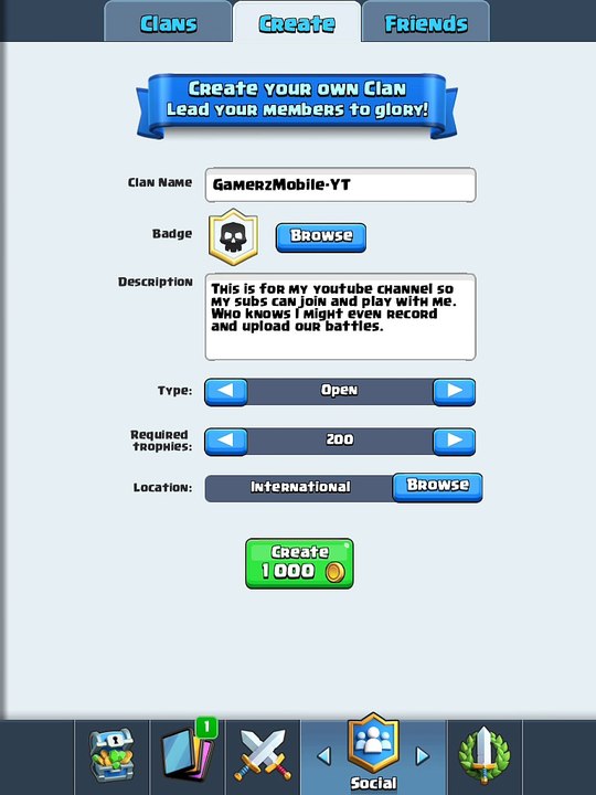 JOIN MY CLAN!