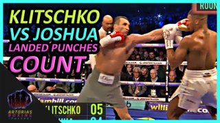 Wladimir Klitschko vs Anthony Joshua (landed Punches Count)