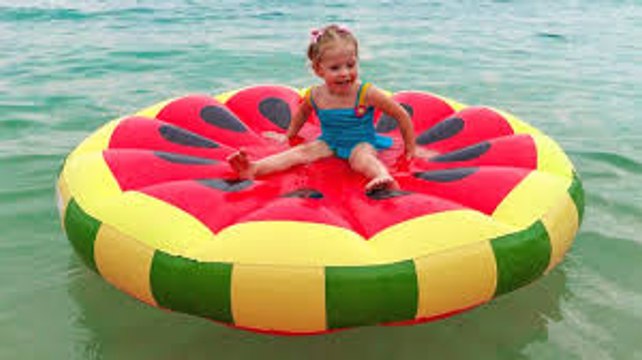 Roleplay with Funny Baby ride by toy car and playing on the sea Nursery Rhymes Songs for kids