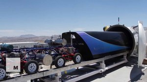 Hyperloop One footage shows full-scale pod zooming down at nearly 200 mph
