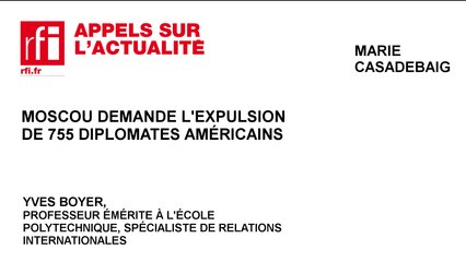Moscou demande l'expulsion de 755 diplomates américains