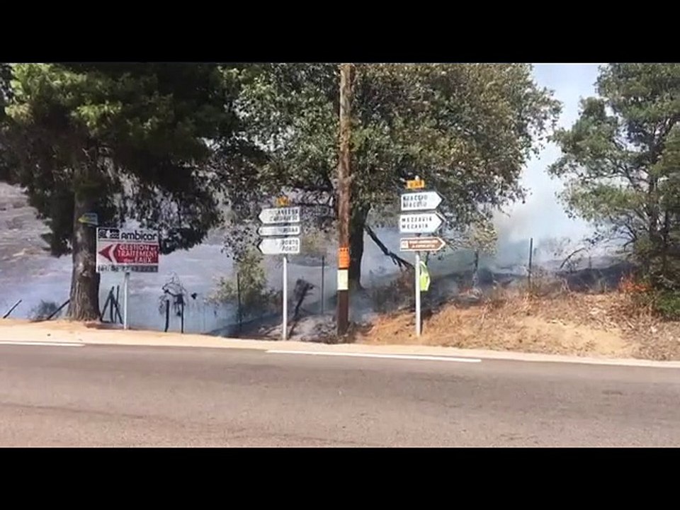 Incendie à Appietto, le coordinateur des opérations de secours s'exprime