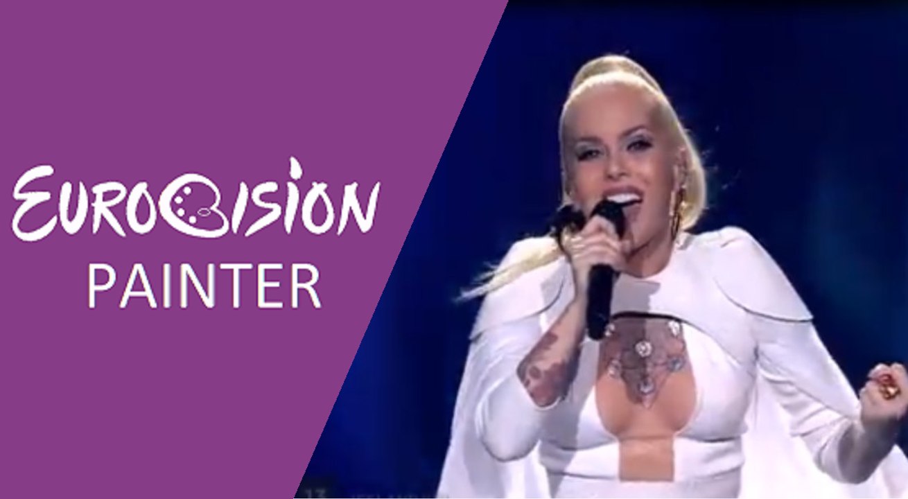 Svala - Paper (Iceland) 2017 First Semi-Final - Eurovision Painter