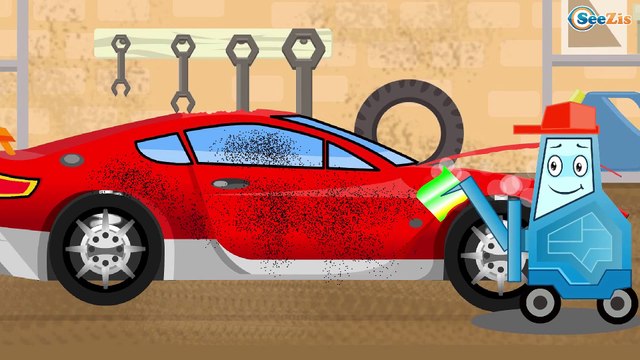 Мультик про Строительные машинки - Кран и Грузовик. Мультфильмы для детей СБОРНИК