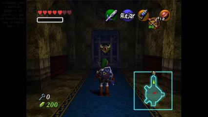 The legend of Zelda Ocarina of time -Templo del bosque - Fantasma de Ganondorf