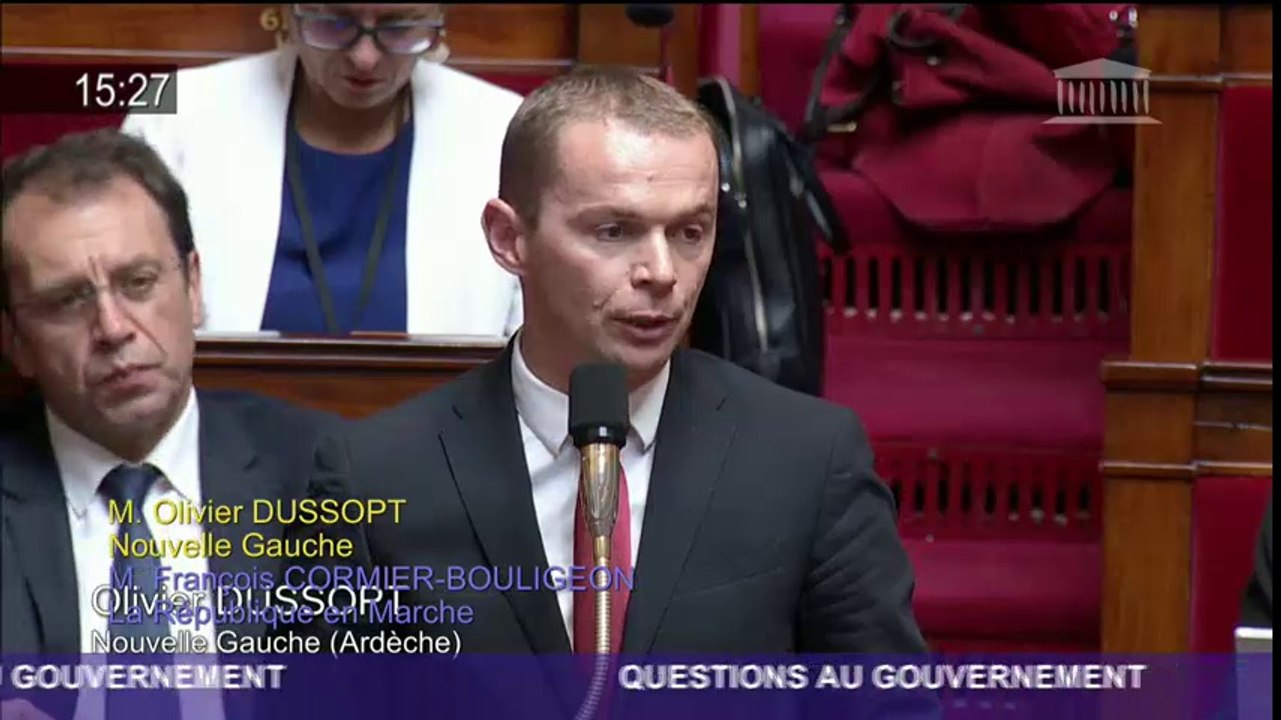 Question au Gouvernement sur la suppression des crédits d'aide à l'investissement des collectivités le 2 aout 2017