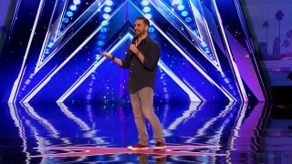 Stand up Comedian Gets MelB's heart On America's Got Talent 2017