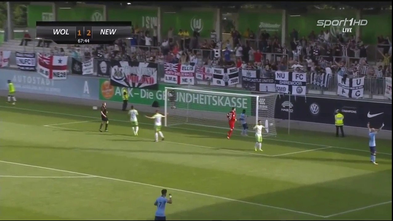 Christian Atsu Goal - VFL Wolfsburg vs Newcastle United F.C. 1-3  02.08.2017 (HD)