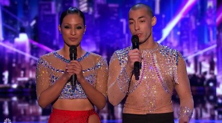 Human Fidget Spinner Salsa Dancers On Agt 2017 judge Cuts