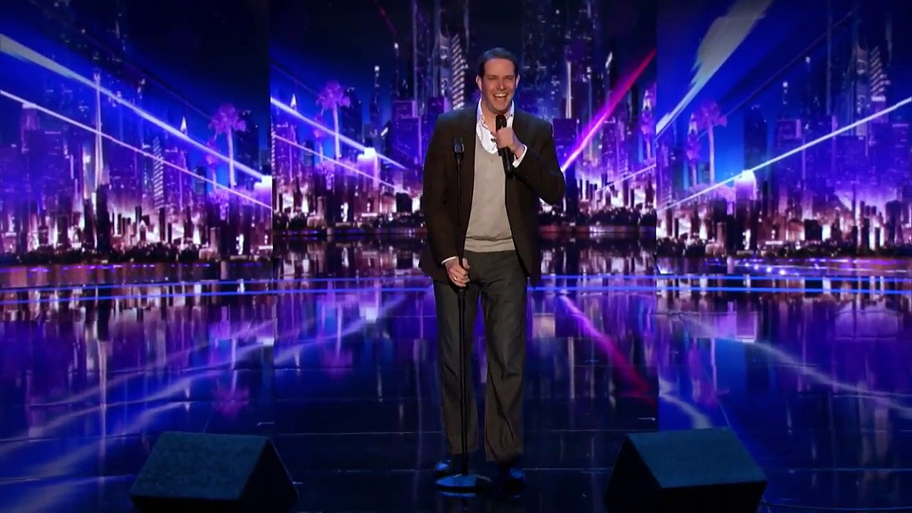 Hilarious Answering Machine Impression By Steven Scott On America's Got Talent 2