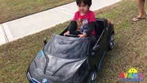 Power Wheels Ride on Cars for Kids BMW Battery Powered Super Car 6V Unboxing Playtime Fun