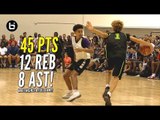 LaMelo Ball Drops 45 Points!! Big Baller Brand Finishes A Game!!