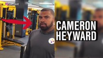 James Harrisons workout left Cameron Heyward COMPLTELY confused | @TheBuzzer | FOX SPORTS