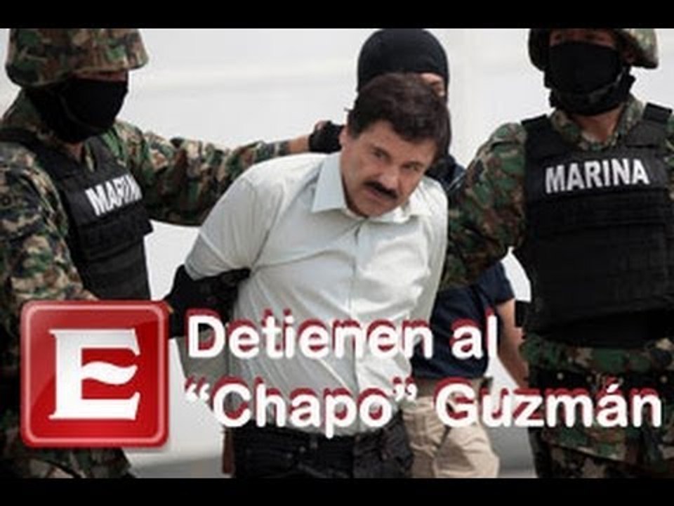 Capturan a Joaquín "El Chapo" Guzmán