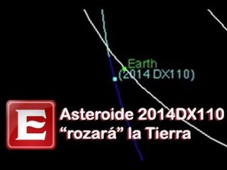 Asteroide 2014 DX110 pasará cerca de la Tierra