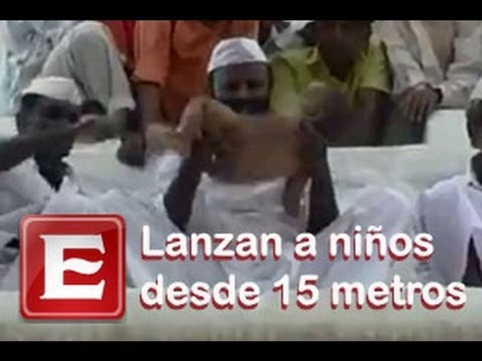 Lanzan niños al vacío para que sean "saludables"