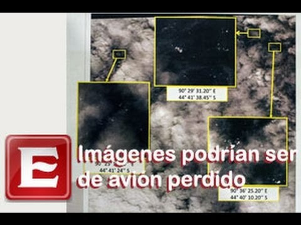 Nuevas imágenes podrían ser del avión malasio