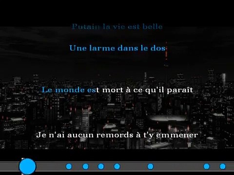 Indochine - Black City Parade KARAOKE / INSTRUMENTAL