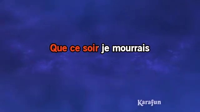 Téléphone - Le jour s'est levé KARAOKE / INSTRUMENTAL