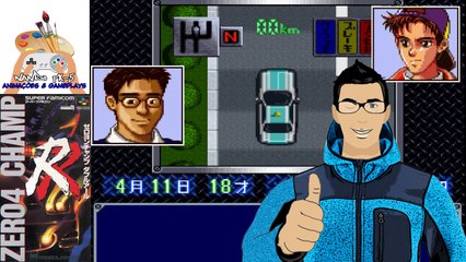 #Gameplay Zero 4 Champ RR (Snes) #1 - Tirando a licença e comprando o primeiro carro.