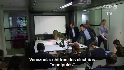 Venezuela: chiffres de l'élection "manipulés"