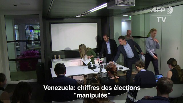 Venezuela: chiffres de l'élection manipulés