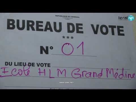 Reportage des resultats au Parcelles Assainie Ecole HLM Grand Médina