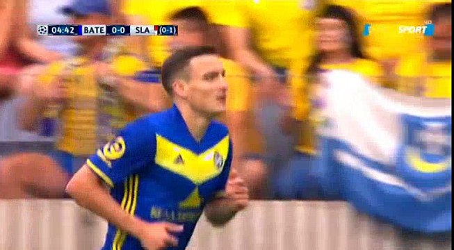 Nikolai Signevich Goal HD - BATE (Blr)	1-0	Slavia Prague (Cze) 02.08.2017