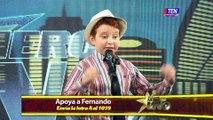 Emotiva presentación del talentoso Fernando