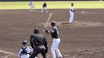 2017 ソフトバンクホークス 川崎宗則選手 センターオーバー タイムリー Munenori Kawasaki hits double