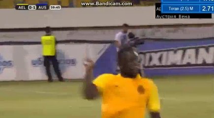 Aldair Balde  Goal  AEL Limassol  1-1 Austria Wien - 02.08.2017