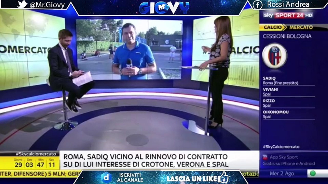 CALCIOMERCATO - Le ultime sulla JUVENTUS e tutta la Serie A || 02.08.2017