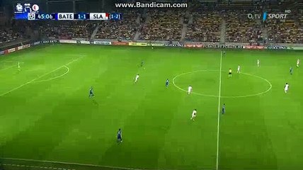 Igor Stasevich Goal BATE (Bel) 2-1 (Czh) SK Slavia Praga 02.08.2017