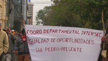 Campesinos marchan en Asunción a la espera de proyecto que subsidiaría sus deudas