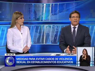 Medidas para evitar casos de violencia sexual en establecimientos educativos
