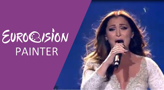 Claudia Faniello - Breathlessly (Malta) 2017 Second Semi-Final - Eurovision Painter