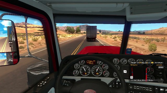 American Truck Simulator #3 Empty Palettes Transport Las Vegas to Redding