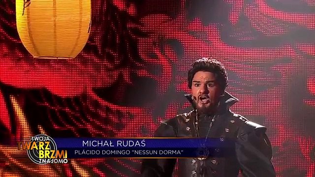 Michał Rudaś jako Plácido Domingo Twoja Twarz Brzmi Znajomo