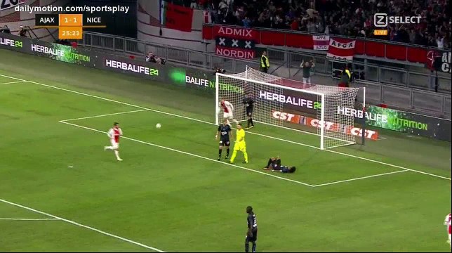 Donny van de Beek Goal HD - Ajax 1 - 1 OGC Nice - 02.08.2017 (Full Replay)
