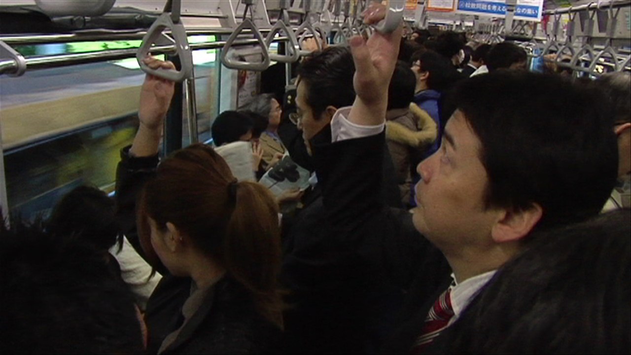 Crazy Rush-Hour Commute Clogs Tokyo Train Station