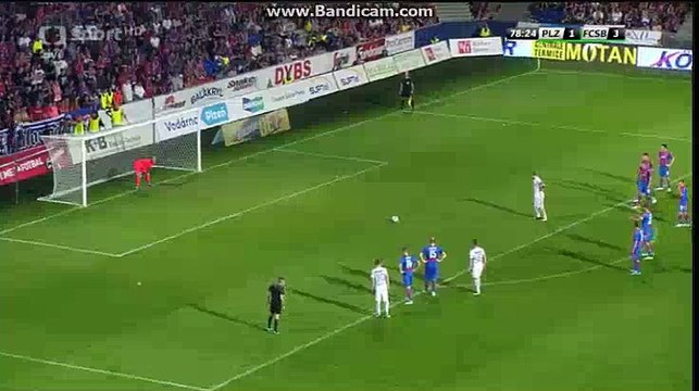 Denis Alibec Goal Viktoria Plzen (Cze) 1-4 (Rom) FCSB 02.08.2017