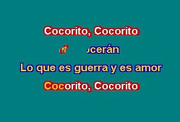 Timbiriche -  Cocorito (Karaoke)