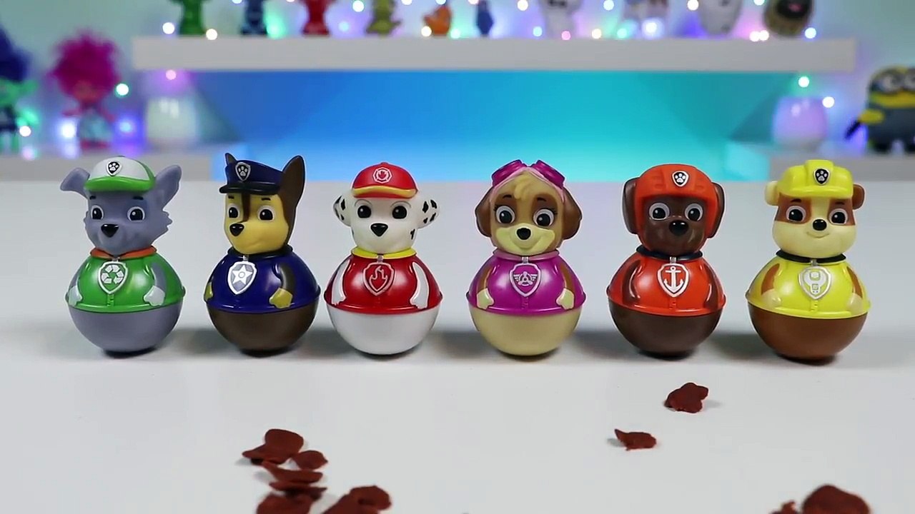 LEARN COLORS Paw Patrol Weebles Bath Time & Disney Pixar Finding Dory Bath Paint!-rzx22fkJiQQ